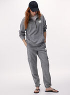 Organic Cooper Relaxed Quarter Zip Stein