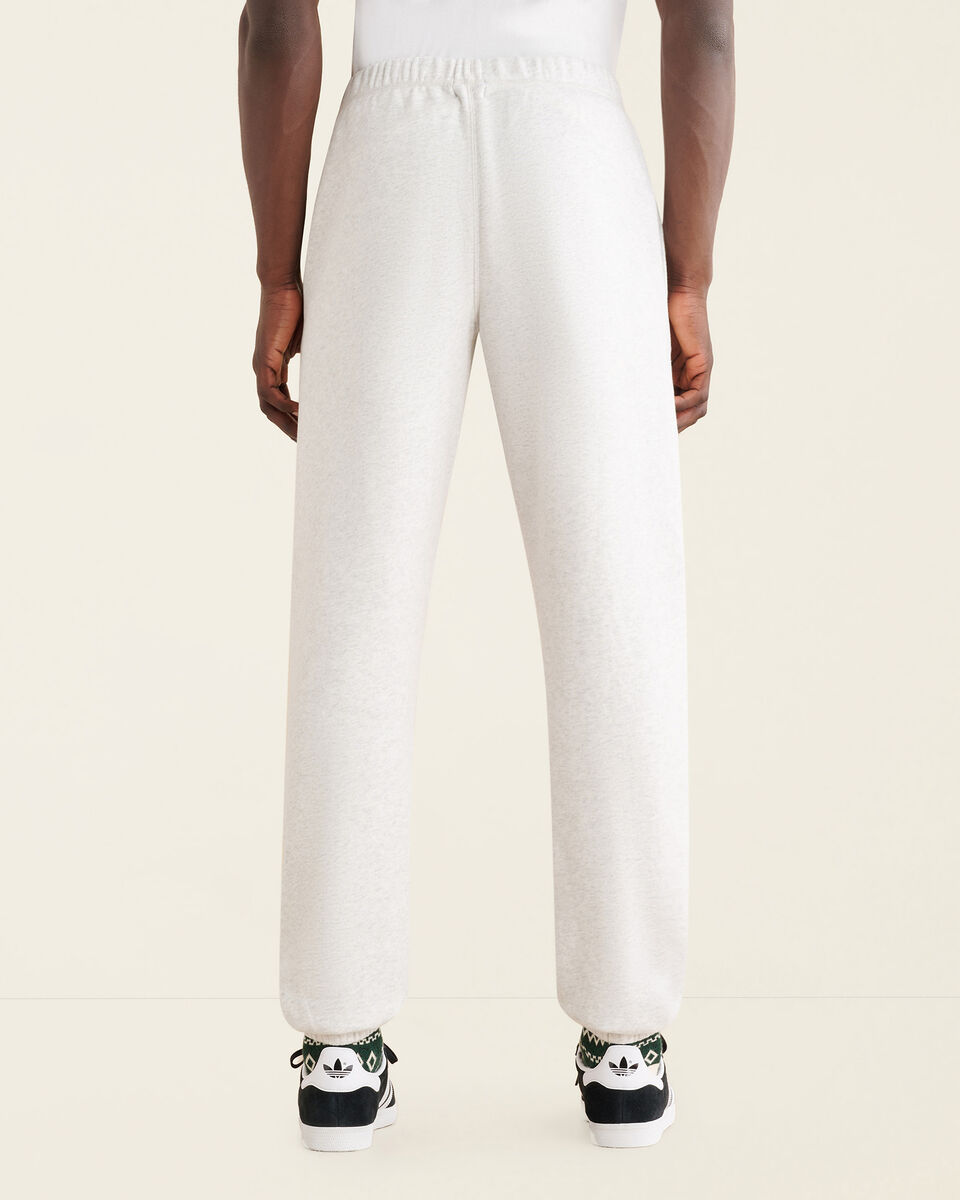 Pantalon en molleton avec appliqué à carreaux