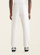 Pantalon en molleton avec appliqué à carreaux