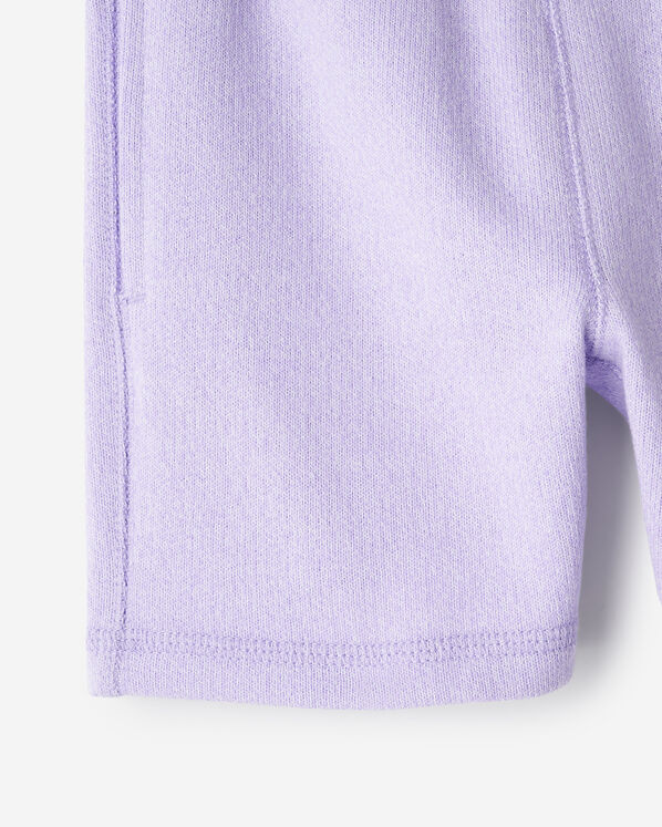 Short original en jersey bouclette de coton bio pour tout-petits