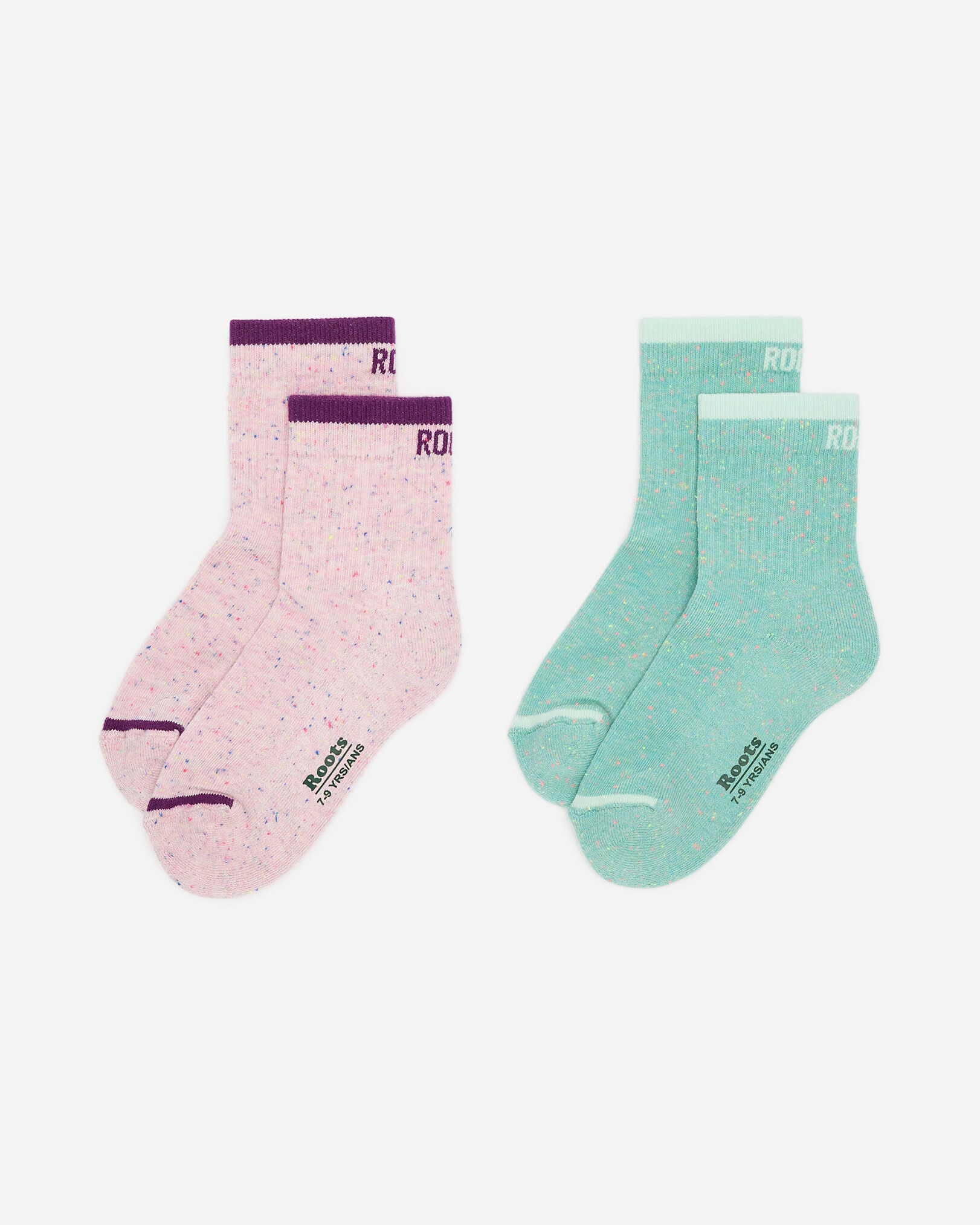 2 paires de chaussettes mouchetées Cooper pour enfants