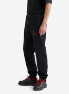 Pantalon en molleton avec appliqué à carreaux