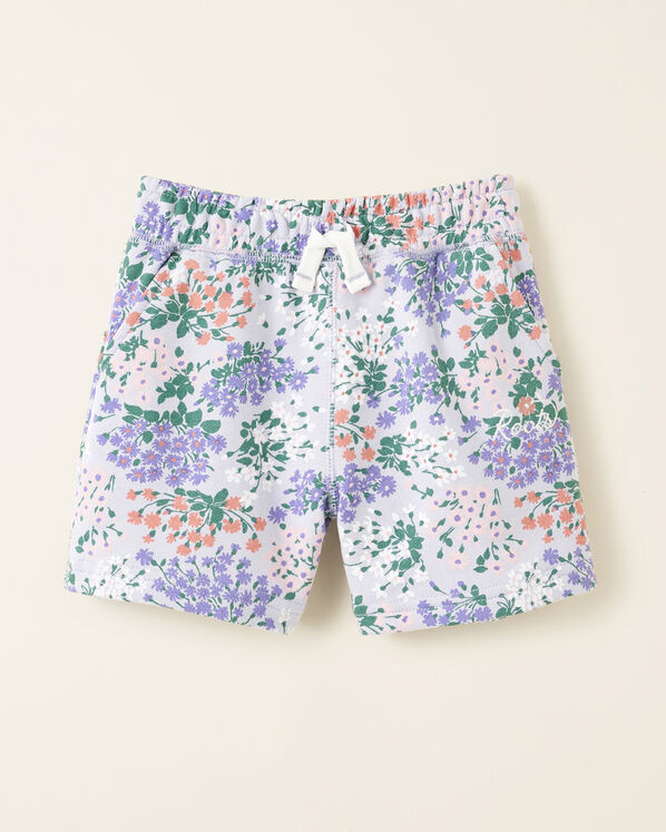 Short motif floral pour tout-petits