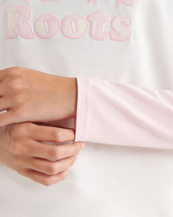 T-shirt à manches longues et carreaux Cooper pour femmes T-shirt à manches longues et carreaux Cooper pour femmes