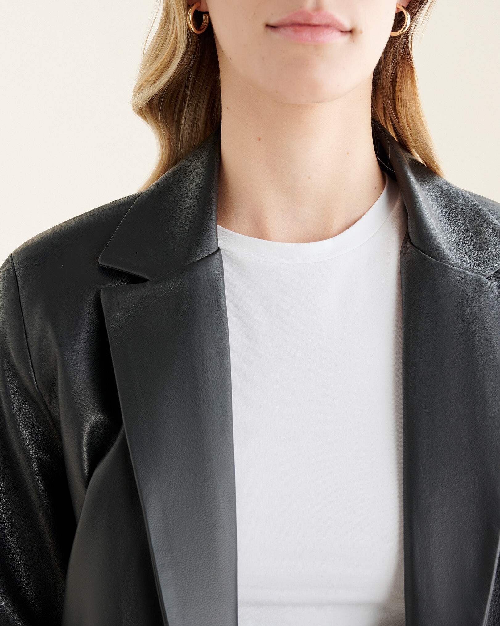 Womens top leather blazers