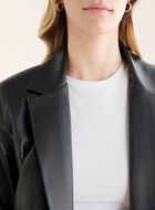 Womens Leather Blazer