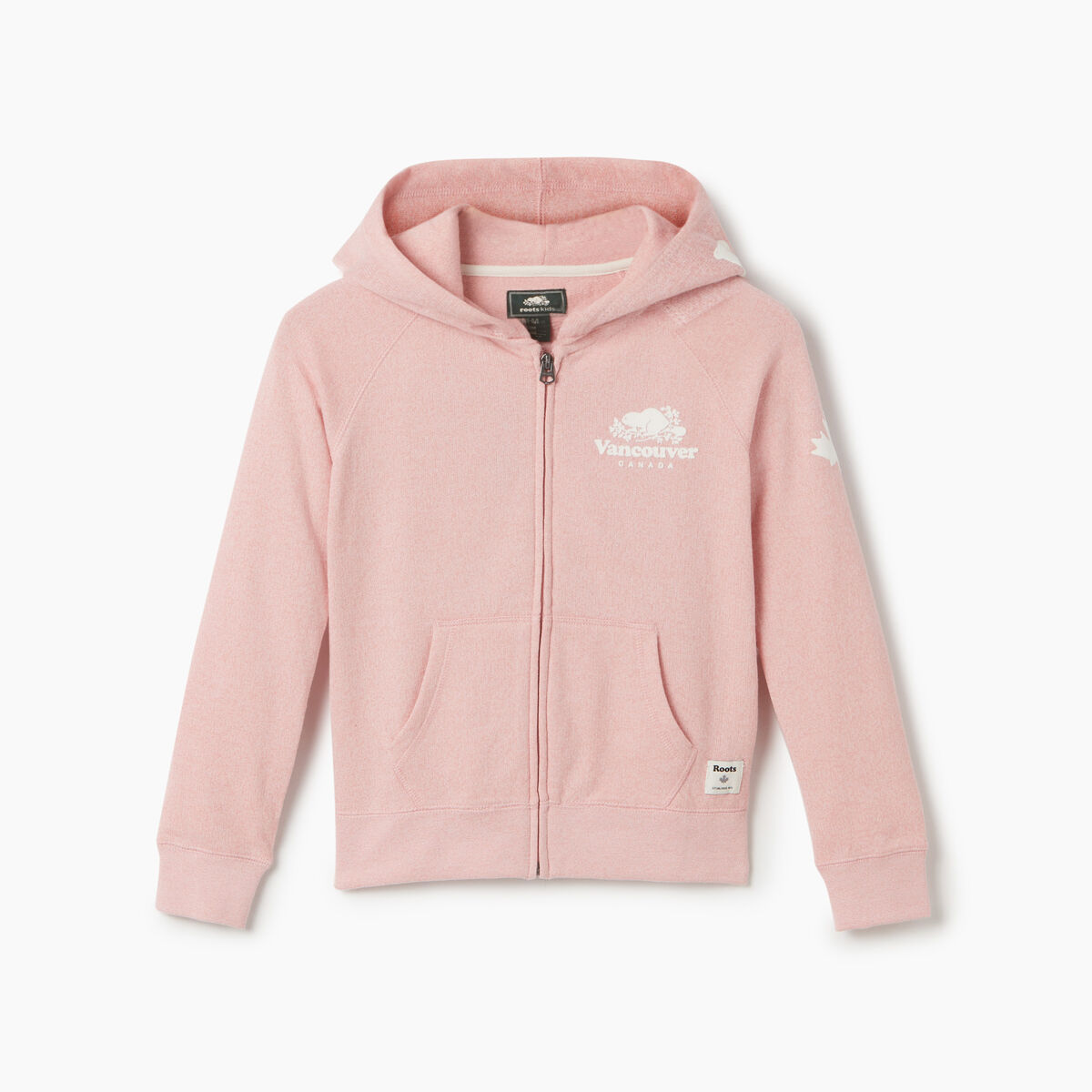 Girls Vancouver Ski City Full Zip Hoodie