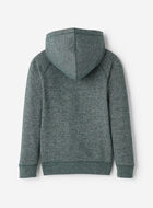 Chandail kangourou original &agrave; capuchon en jersey bouclette en coton bio pour enfants