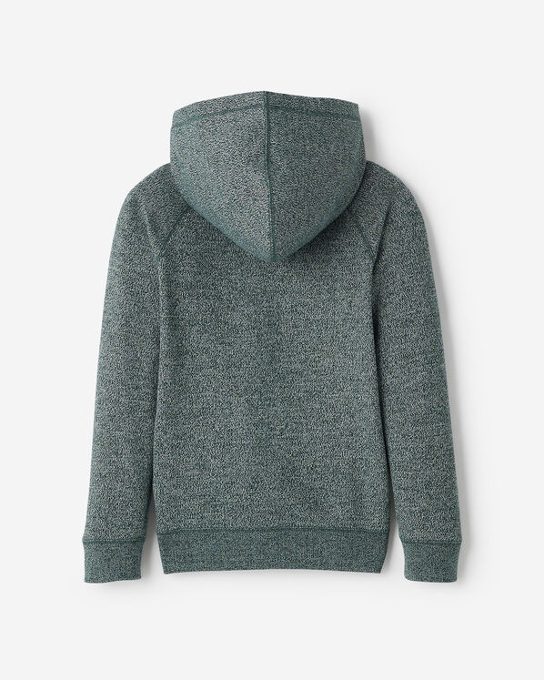 Chandail kangourou original &agrave; capuchon en jersey bouclette en coton bio pour enfants