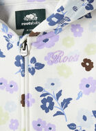 Chandail &agrave; capuchon et glissi&egrave;re &agrave; motif floral pour b&eacute;b&eacute;