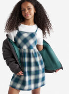 Girls Plaid Slip Dress