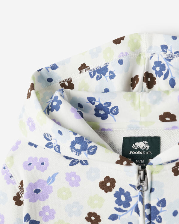 Kids Floral Full Zip Hoodie