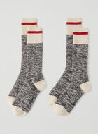 Womens Cotton Cabin Sock 2 Pack