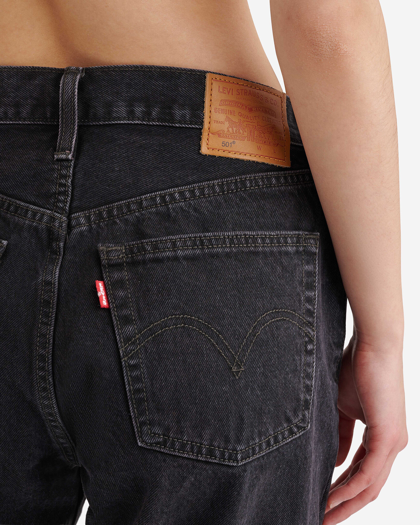 Levis 501 shop black black