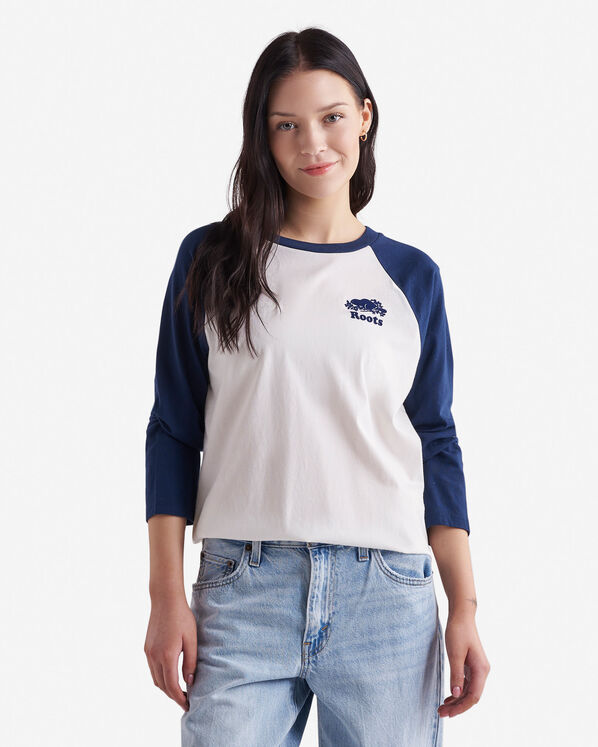 Womens Organic Cooper Baseball T-shirt