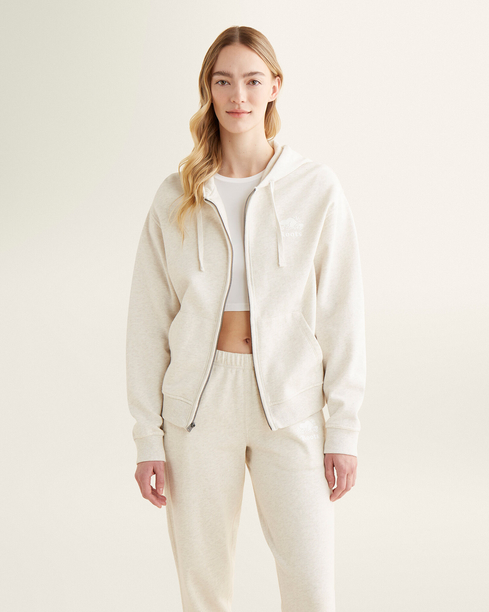 Organic Original Relaxed Full Zip Hoodie Sweatshirts and Hoodies Roots