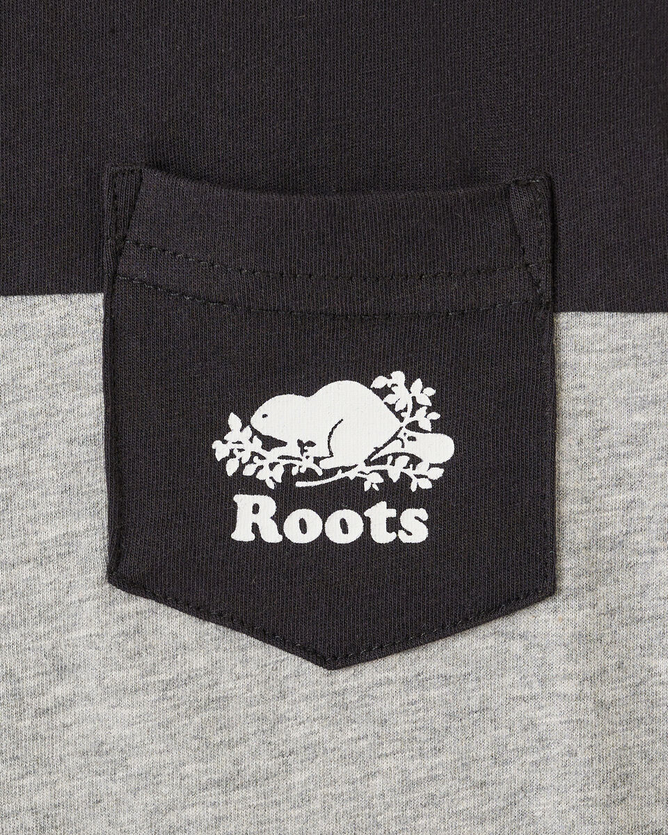 Roots Toddler Boys Cooper Colour Block T-Shirt. 3