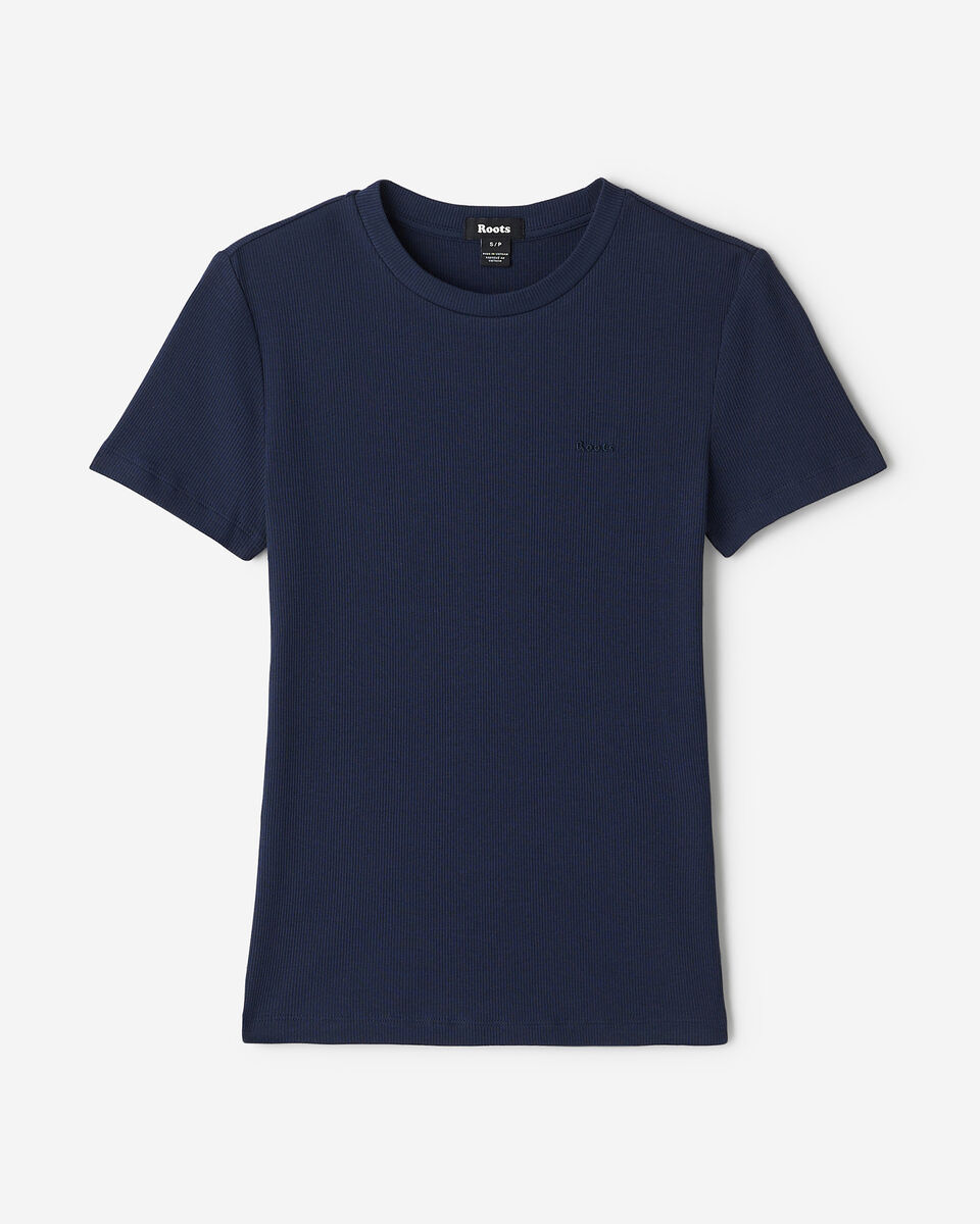 Roam Rib Fitted Short Sleeve Top