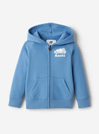 Chandail original à capuchon et glissière en coton bio pour tout-petits