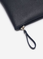 Grande pochette &agrave; glissi&egrave;re en cuir Cervino