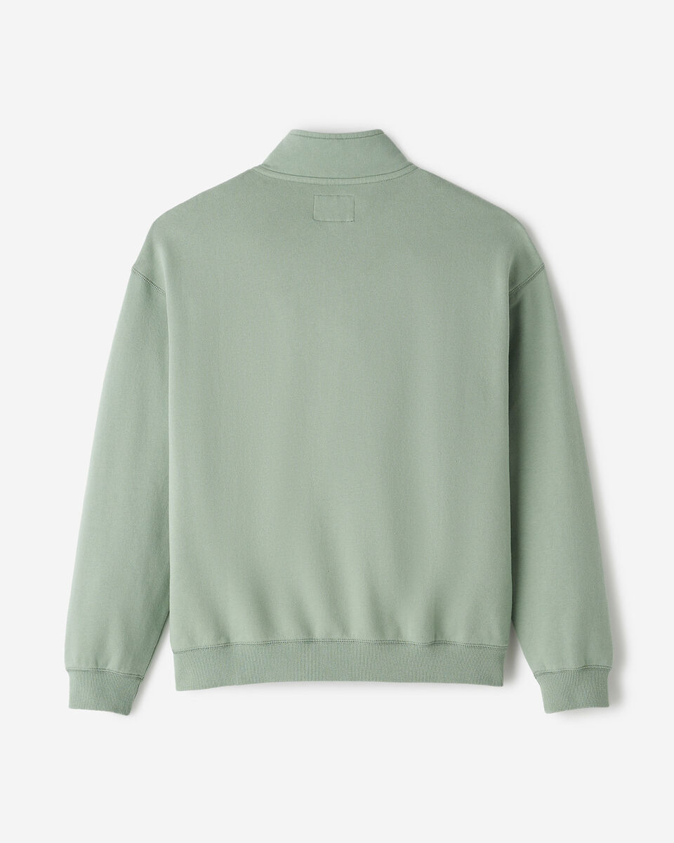 Organic Cooper Relaxed Half Zip Stein