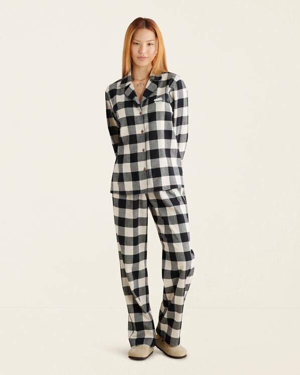 Womens Park Plaid Pajama Set