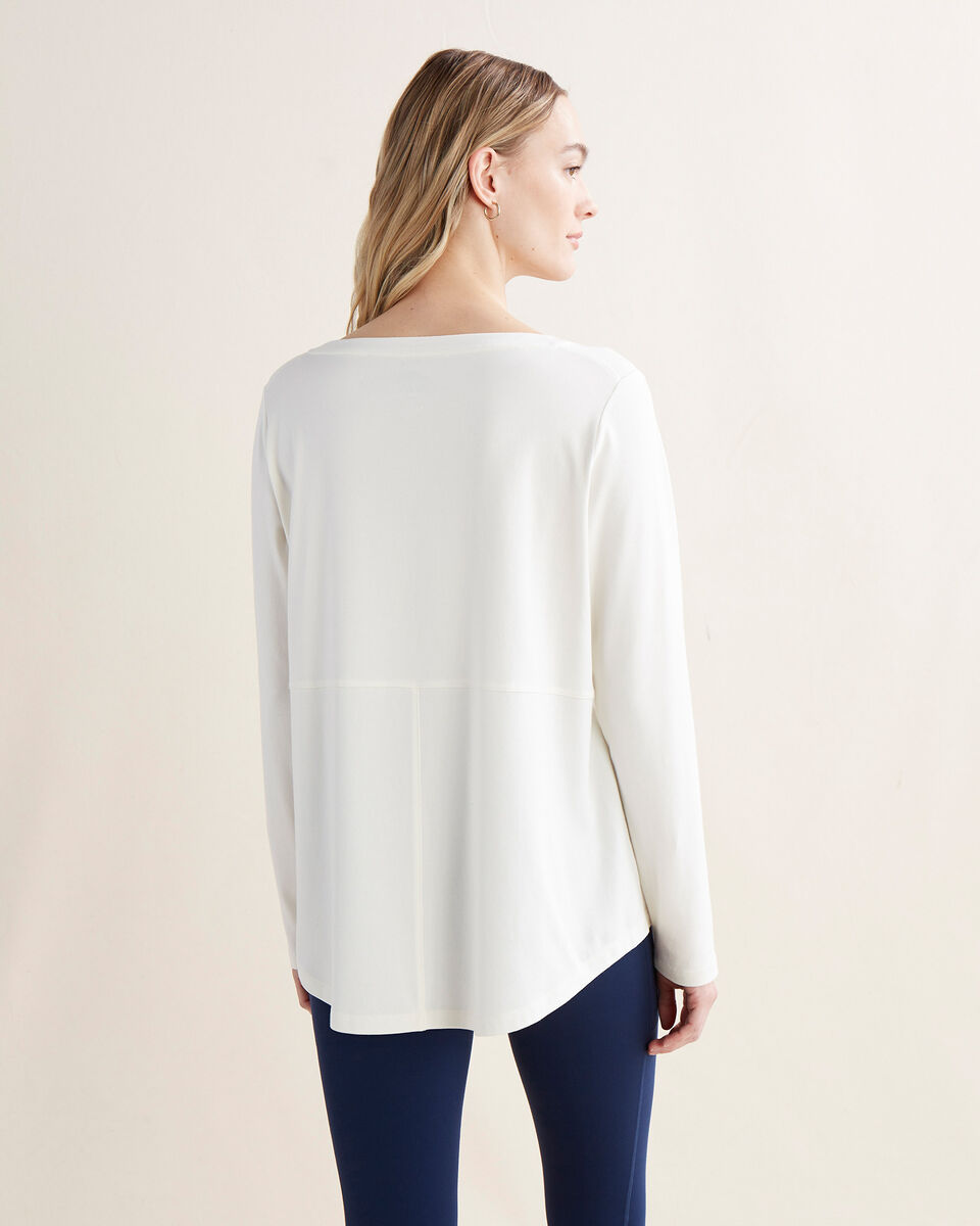 Roots Canmore High Low Long Sleeve Top. 2