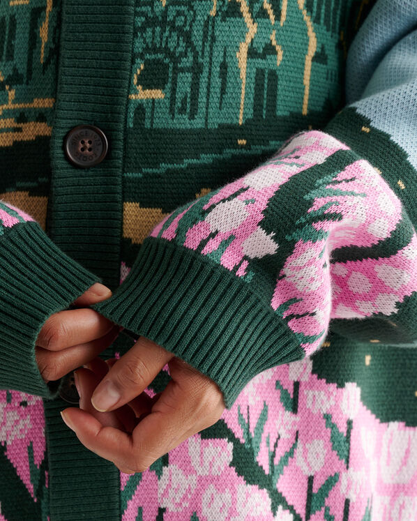 Roots X Wicked Emerald Cardigan