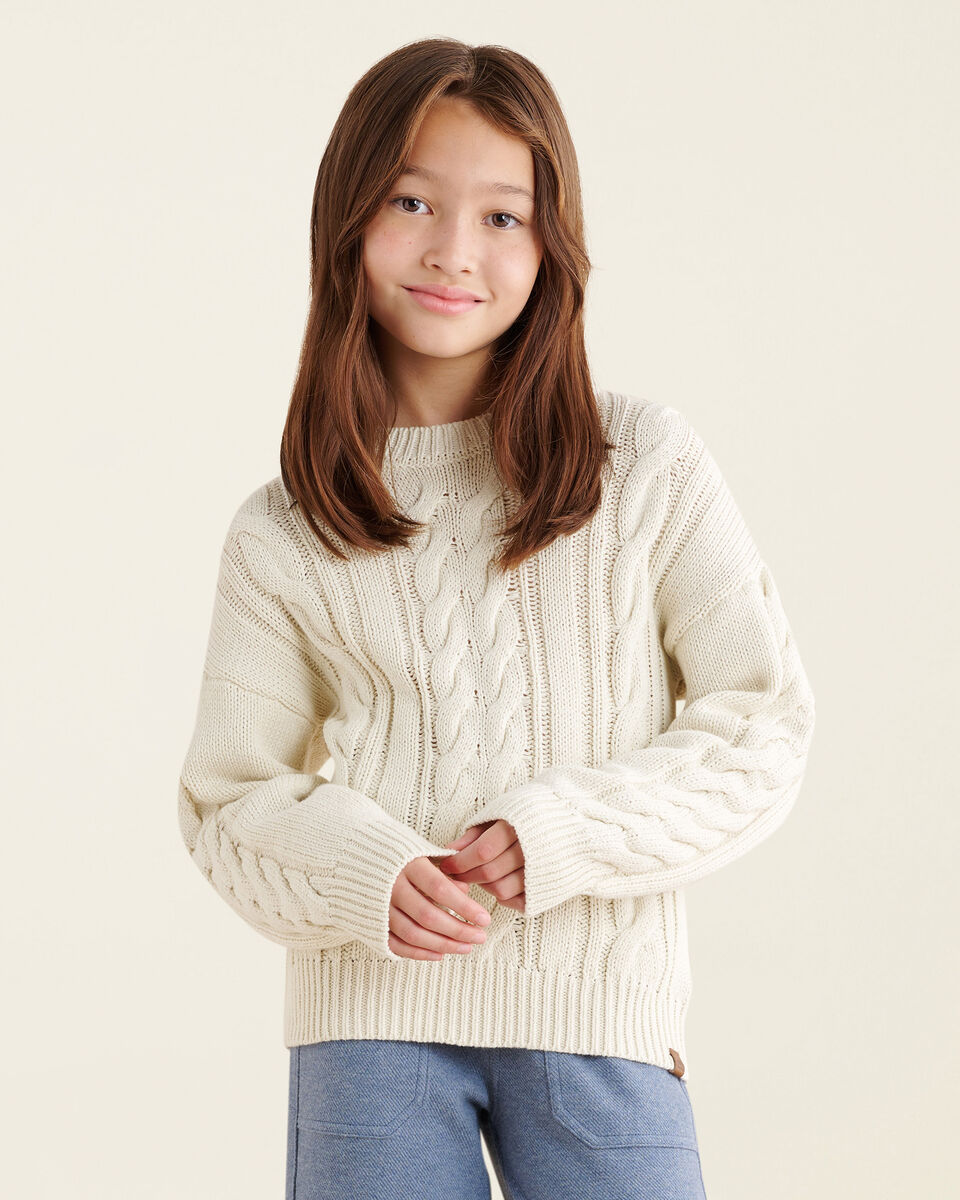 Kids Cable Crew Sweater