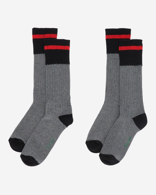 2 paires de chaussettes en coton Cabane pour adultes