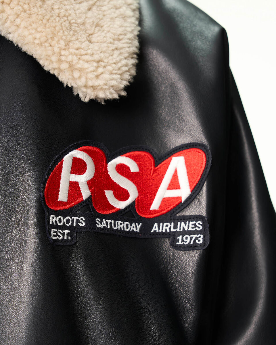 Blouson aviateur Roots X Mr. Saturday