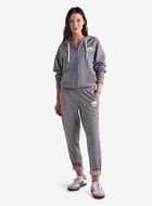Pantalon en molleton à ourlet simple en coton bio