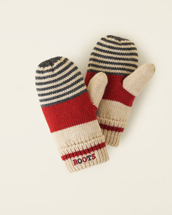 Toddler Cabin Stripe Mitten