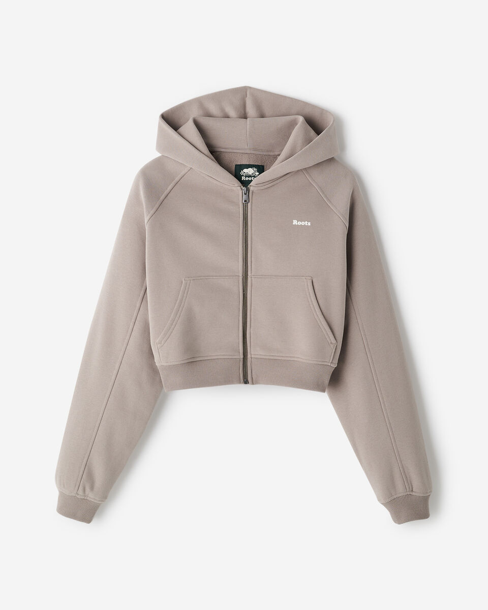 Summer Cloud Cropped Full Zip Hoodie