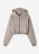 Summer Cloud Cropped Full Zip Hoodie