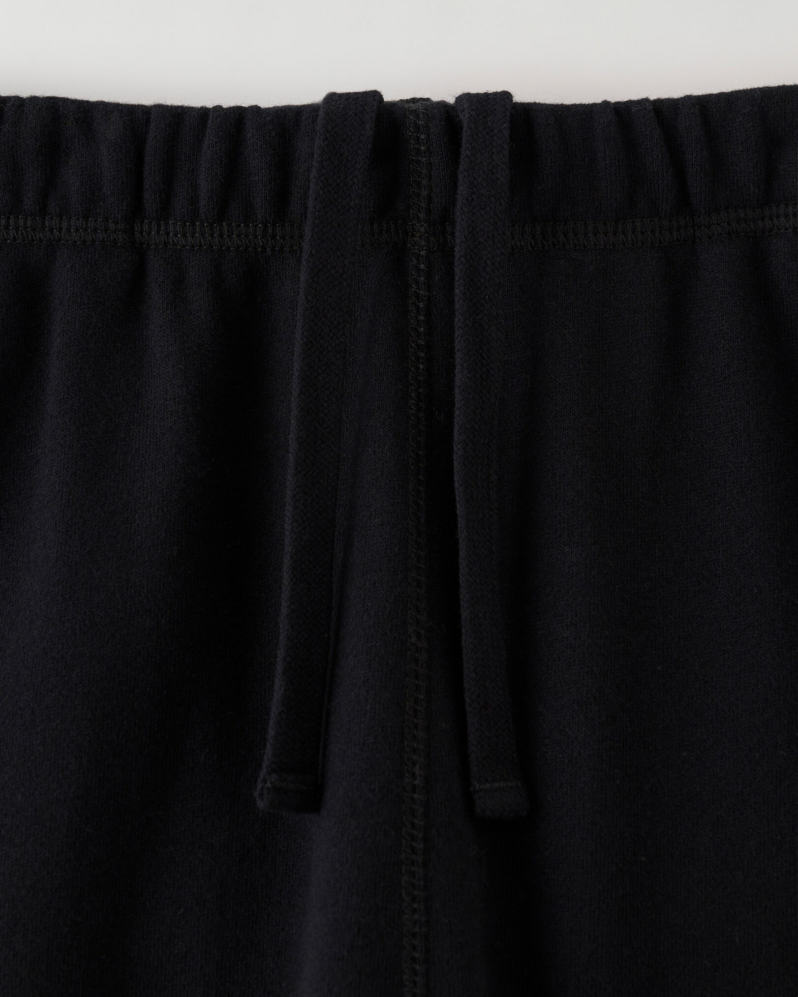 Black high waisted sweatpants top
