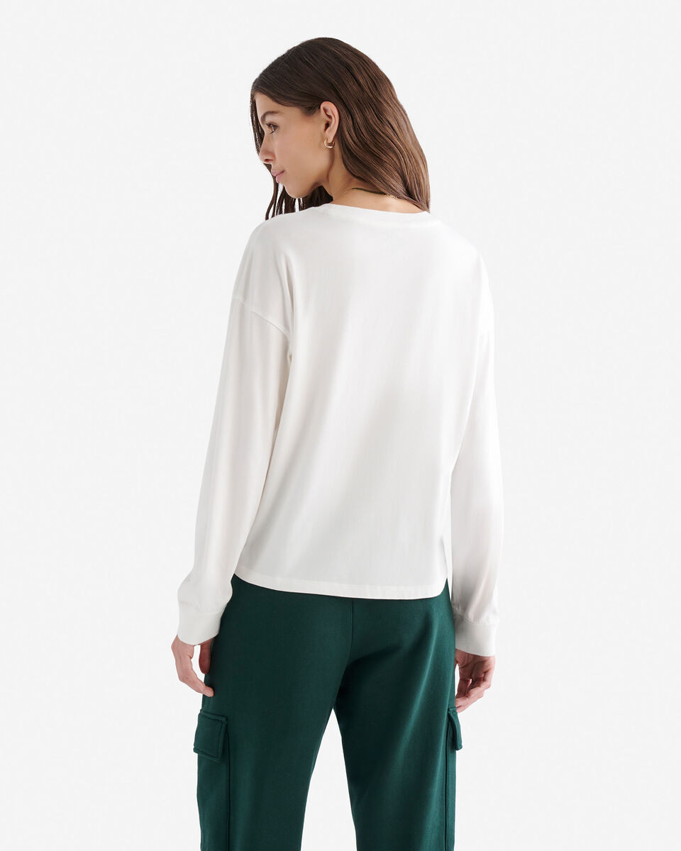 T-shirt à manches longues en coton bio Cooper pour femme