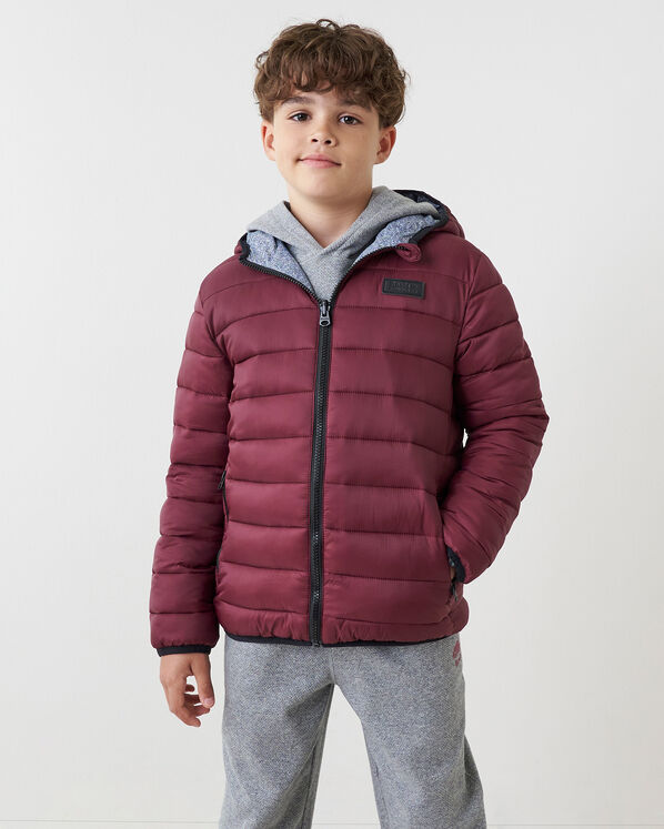 Kids Roots Reversible Puffer Jacket