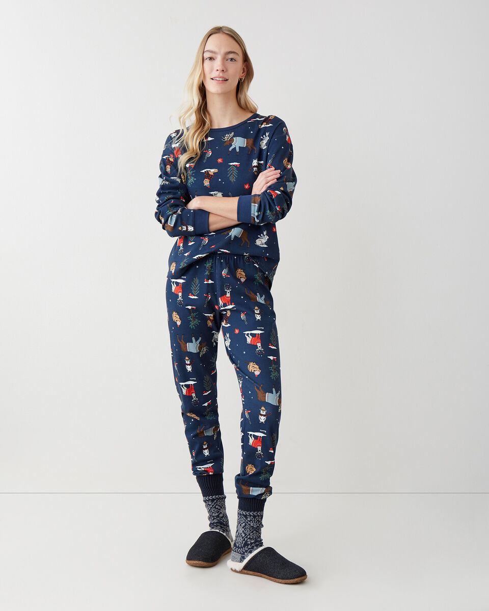 Womens Winter Wonderland Pajama Top