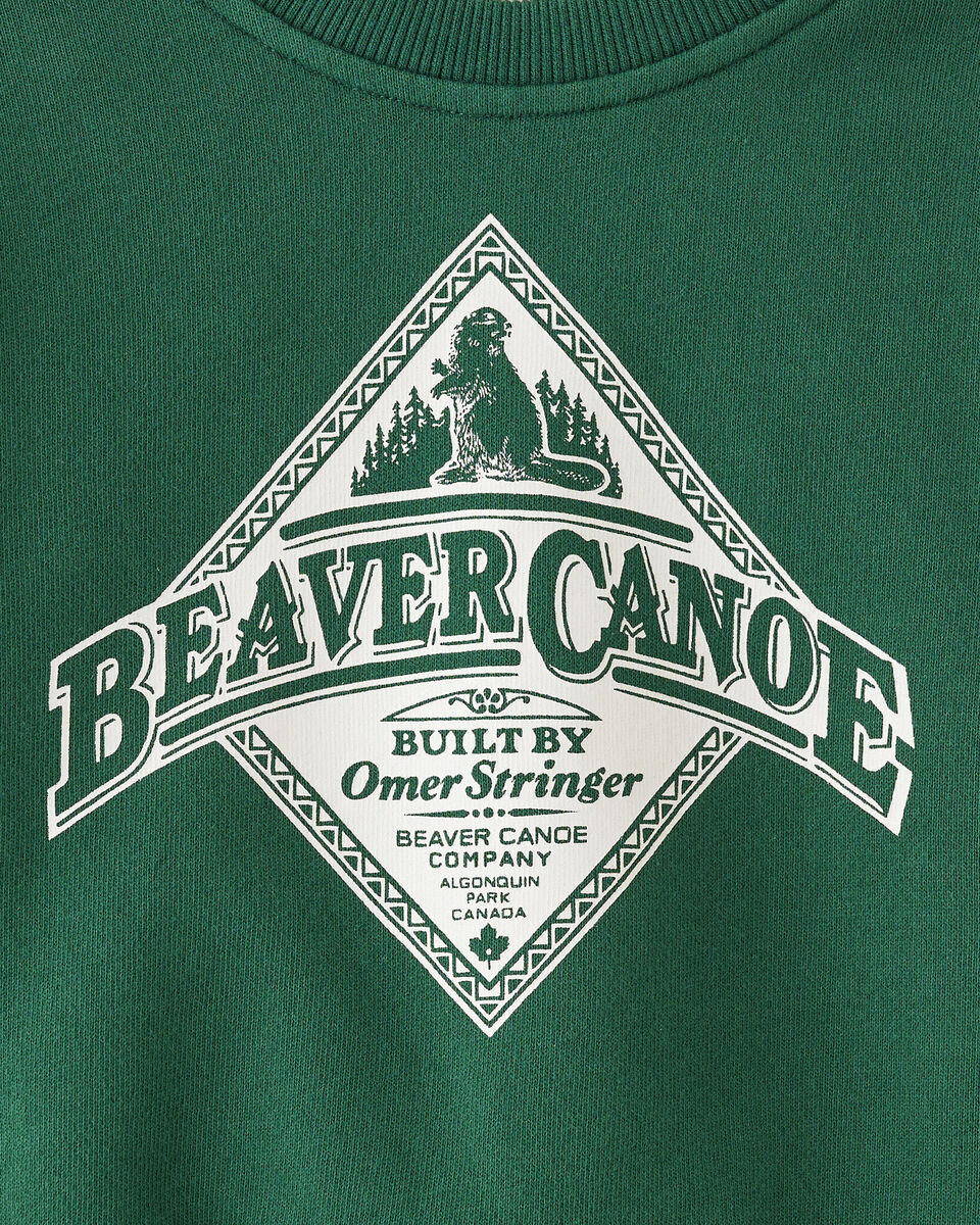 Baby Beaver Canoe Relaxed Crew Sweatshirt