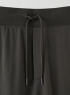 Pantalon en jersey bouclette et mélange modal