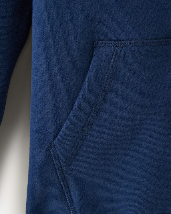 Chandail original &agrave; capuchon et glissi&egrave;re en coton bio pour enfants