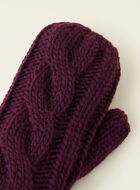 Womens Olivia Cable Mitten