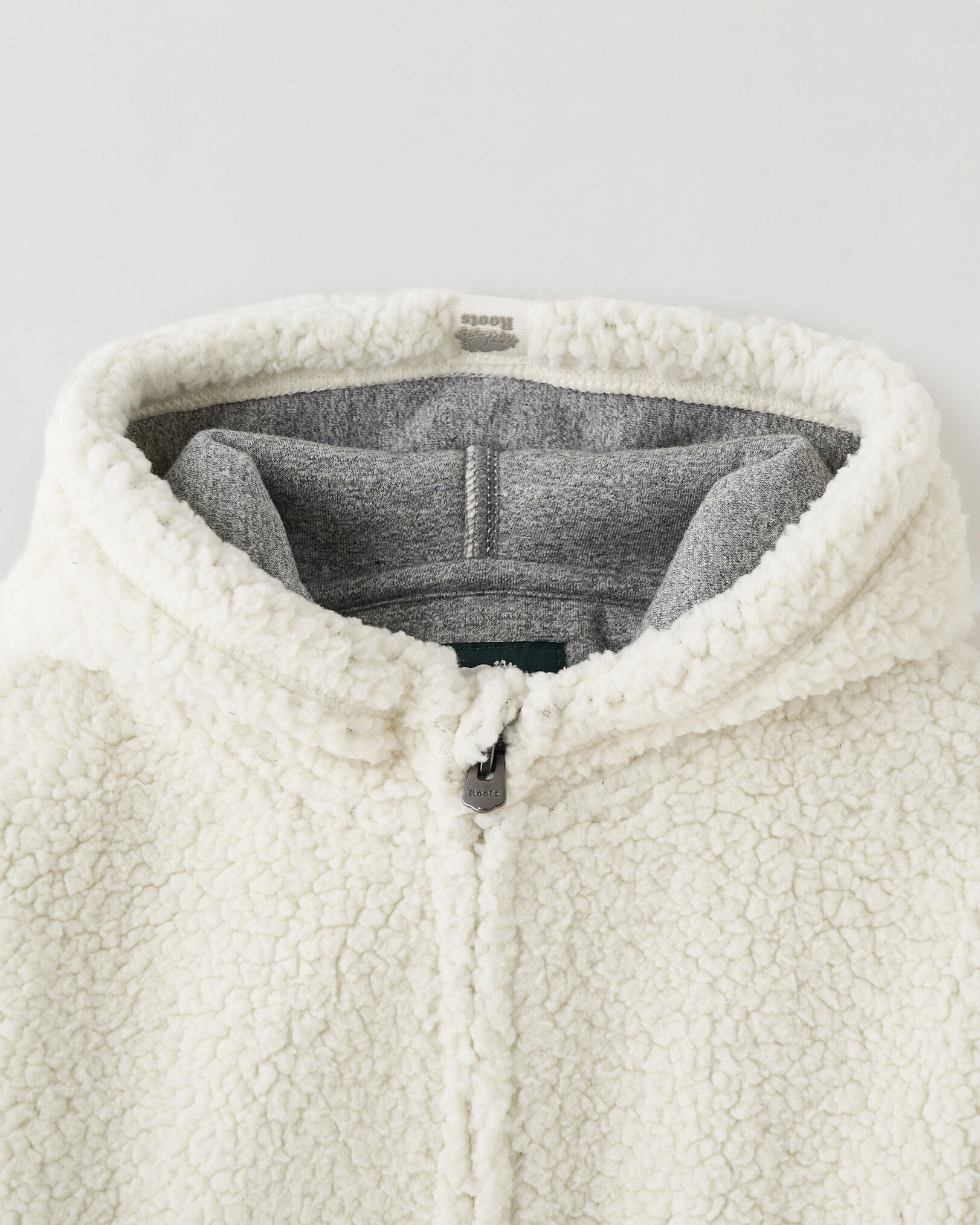Baby Shearling Fleece Relaxed Zip Hoodie Sweatshirts and Hoodies