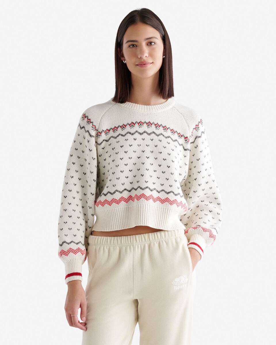 Cabin Fair Isle Crew Sweater