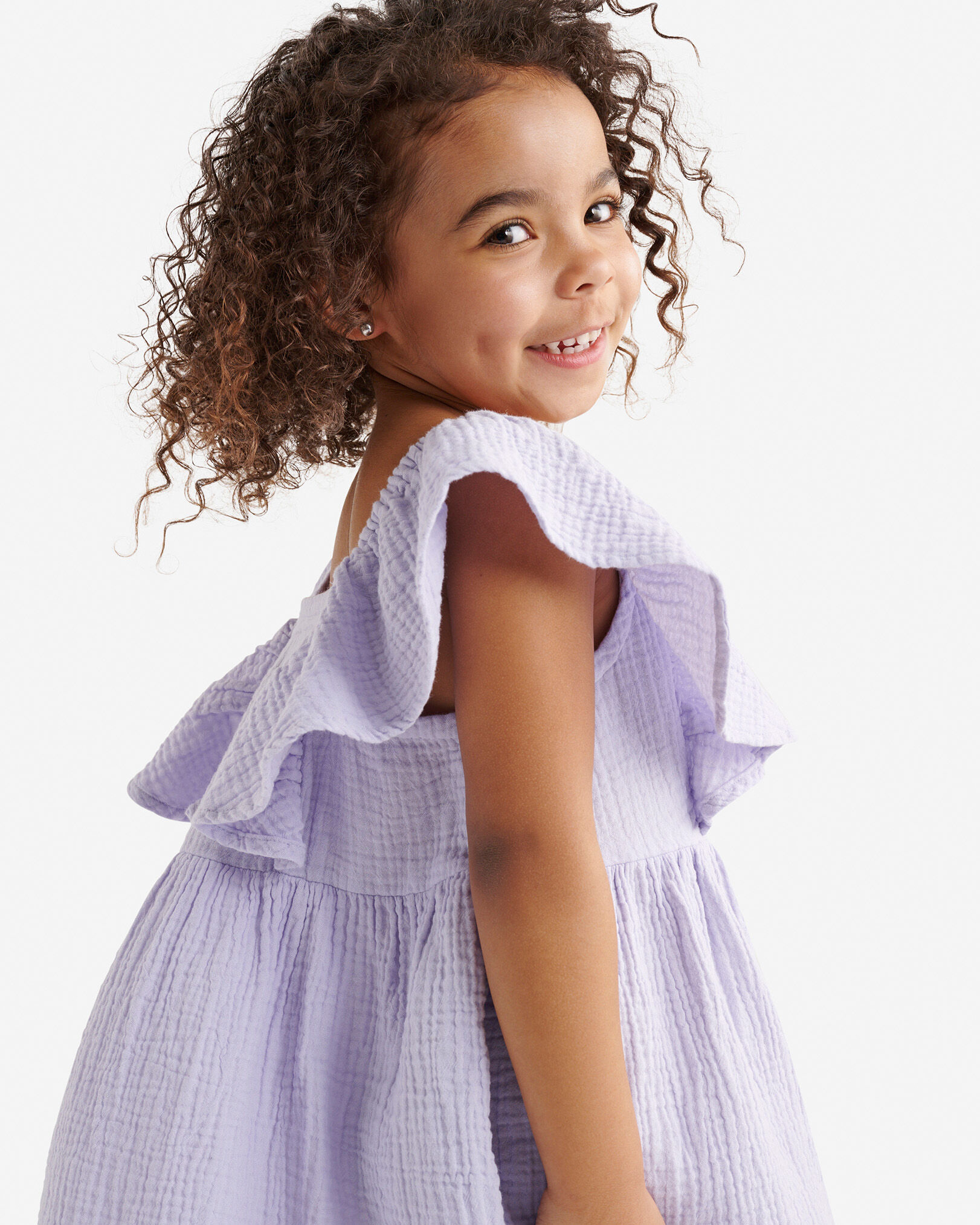 Toddler Girls Isla Ruffle Babydoll Dress