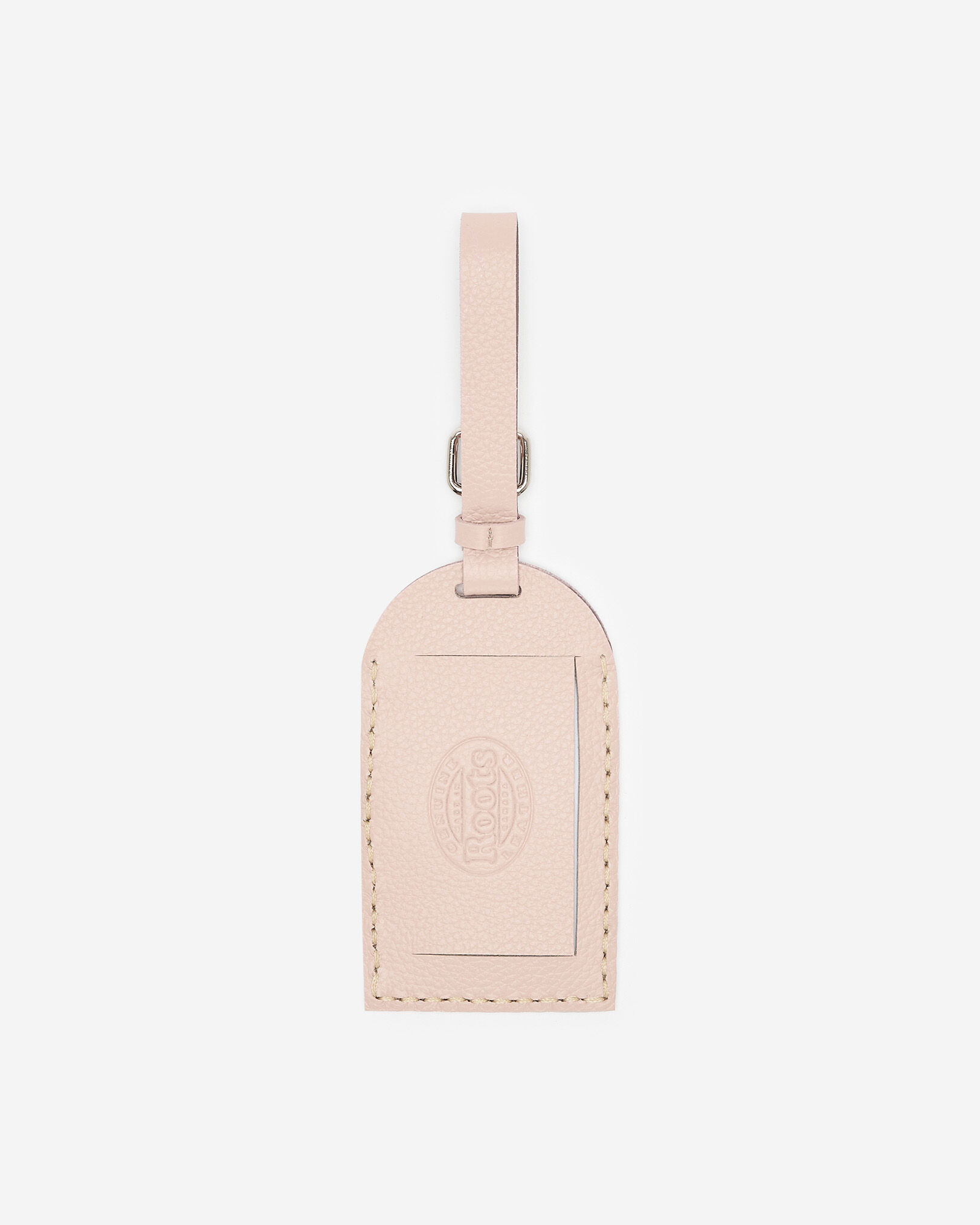 Étiquette de bagage en forme cœur cuir Cervino