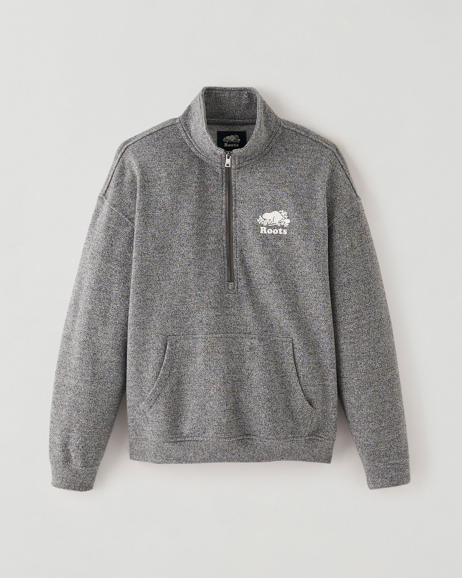 Quarter zip sweater roots outlet