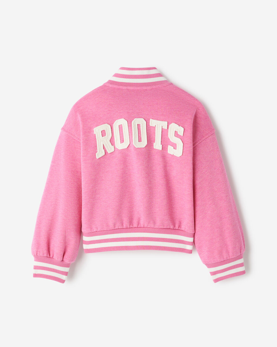 Toddler Girls Cooper Sparkle Varsity Jacket