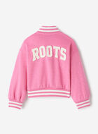 Toddler Girls Cooper Sparkle Varsity Jacket